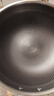 康巴赫炒锅不粘锅316L不锈钢炒菜锅32cm蜂窝平底煎炒锅电磁炉燃气灶通用 实拍图