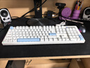 京东京造J104有线机械键盘gasket结构18键热插拔客制化背光S茶轴透光键帽 双侧RGB 游戏办公 海盐芝士 实拍图