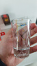 青苹果加厚水晶玻璃白酒杯二两杯6只装 手握江山 带描金2两刻度观山杯 实拍图