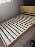 洛亚妮【24H云仓闪发】实木床100％纯实木1.5米单人床原木风主卧双人床 原木床 1.5米*2米 实拍图