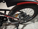 凤凰（Phoenix）儿童自行车山地车男女学生脚踏车6-12岁童车 霸道 黑红色 18寸 实拍图