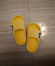 巴布豆儿童拖鞋男女童宝宝软底居家浴室夏季凉拖鞋 黄色 160码 实拍图