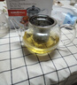 金灶（KAMJOVE） 玻璃泡茶壶耐高温304不锈钢过滤花茶壶飘逸杯煮茶壶简约式茶艺壶 A-07【600ml】 实拍图