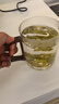 泥也水杯子玻璃泡茶杯高硼硅耐热加厚家用办公杯喝茶个人专用杯大容量 实拍图