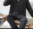 浪莎睡衣男士款秋冬季保暖可外穿加肥加大加大码胖子肥佬家居服套装 实拍图