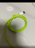 品胜苹果数据线USB to Lightning充电线快充 适用iPhone14Pro/13/12/XR/11/8手机ipad平板车载编织绿 实拍图
