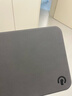 镭拓（Rantopad）G1 硬质皮革游戏防水鼠标垫 商务办公电脑鼠标垫 桌面垫 浅灰色 实拍图