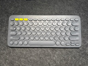罗技（Logitech）时尚系列 K380 键盘 蓝牙办公键盘 无线键盘 女友 便携超薄键盘 笔记本键盘 黑灰色 实拍图