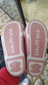 大嘴猴（paul frank）棉拖鞋女士秋冬季室内家居拖鞋毛绒保暖厚底棉鞋女款粉红250PF607 实拍图