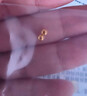 洲足金999金珠黄金小金珠金豆古法金珠DIY配件散珠隔珠路路通转运珠 3mm金珠  合单满 0.16g 包邮 单颗约0.02g 实拍图