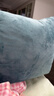京东京造棉花糖抱枕 超柔棉棉绒沙发床头客厅办公室腰靠枕垫 蓝色45x45cm 实拍图
