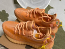 阿迪达斯yeezy350全透火山橙椰子透气男女休闲鞋GW2870 45 实拍图