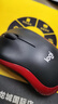 罗技（Logitech）M185鼠标 无线鼠标 办公鼠标 对称鼠标 黑色红边 带无线2.4G接收器 实拍图