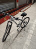 京东京造 XC300山地自行车铝合金禧玛诺21速机械碟刹成年人学生17寸时空银 实拍图