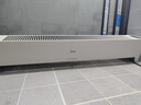 美的（Midea）【APP智能】石墨烯家用踢脚线取暖器 遥控电热电暖器 浴室速热电暖气 节能暖风机全屋升温HDS22LYR 实拍图