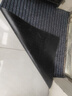 柏能条纹入户地垫门口地毯入户门脚垫进户门口地垫可裁剪灰色80x120cm 实拍图