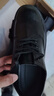 阿猫顿 厨师鞋男防滑防水厨房男士小黑鞋工作上班皮鞋男百搭风小皮鞋男 黑色基础款 43 实拍图
