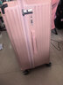 纯奢（CHEYSIR）五轮超大容量行李箱万向轮PC拉杆箱男女学生旅行箱密码箱包皮箱子 经典款-樱花粉·减震刹车功能 26英寸 -抗菌内里【创新5轮-中途旅游/上学】 实拍图