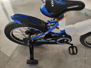 凤凰（Phoenix）儿童自行车宝宝脚踏车儿童折叠自行车4-8岁童车 陆寻  蓝色 16寸 实拍图