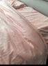 富安娜床上四件套 欧式提花 纯棉床单被套枕套双人加大230*229cm粉 实拍图