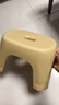 换鞋凳小凳子座椅小板凳可叠放加厚塑料凳高级感儿童学生寝室矮凳 柠檬黄1个 实拍图