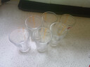 青苹果加厚水晶玻璃白酒杯二两杯6只装 手握江山 带描金2两刻度观山杯 实拍图