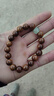 金丝檀木手串男士念珠盘玩檀木佛珠檀香手链女盘玩串珠送女友 金丝檀晴水款 实拍图