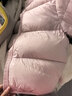 巴拉巴拉童装儿童羽绒服宝宝男女童2025冬装新款婴儿外套保暖上衣泡芙羽绒 粉色小苹果60356-白鸭绒 110 （充绒量93g 适合3-5岁） 实拍图