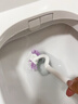 苏力达抗菌款马桶刷紫无死角沥水壁挂式卫生间S型厕所刷套装长柄洁厕刷 实拍图