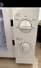 美的（Midea）快捷微波炉 家用小型 360°转盘加热 旋钮操控 易洁内胆（M1-L213B） 实拍图