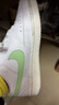 耐克NIKE女子休闲鞋 COURT VISION LOW运动鞋FV9952-104白/苹果绿37.5 实拍图