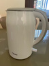 美的（Midea）电水壶电热水壶食品级304/316L不锈钢家用双层防烫烧水壶 1.7L大容量热水壶开水壶煮茶壶 年货 1.7L 【316L母婴材质】SH17M301PRO 实拍图