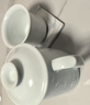 景德镇（jdz）陶瓷影青办公杯家用大容量泡茶杯茶水分离茶杯水杯生日礼物送男士 【茶水分离】龙凤呈祥玲珑办公杯 实拍图