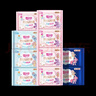 七度空间少女超薄100%纯棉透气卫生巾日夜用姨妈巾组合48片【新国标认证】 实拍图