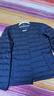 优衣库男女装高级轻型羽绒便携式茄克夹克外套排骨羽绒服478275 478275/69藏青色 M 实拍图