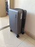 银座大容量行李箱深仓扩容可登机旅行箱密码拉杆箱 高级灰20英寸 实拍图