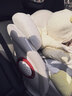 猫头鹰卢娜2 儿童安全座椅0-12岁婴儿车载360度旋转 新法规-卢娜2银白 实拍图
