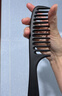 褚铁匠（smithchu） 美发梳发廊专业剪发型梳 理发男士梳苹果梳子超薄电木发型师专用 宽齿苹果电木梳 实拍图