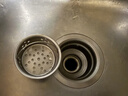 明哲厨房不锈钢水槽下水器洗菜盆套装洗碗池盖子漏水塞下水管配件110 厨房不锈钢下水器110mm(带提篮) 实拍图