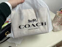 蔻驰（COACH）奥莱女士女包经典标志老花MAGGIE小号托特包手提包单肩斜挎包礼物 IM/沙黄色/棕黄色 实拍图