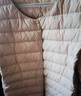 鸭鸭（YAYA）佟丽娅同款轻薄羽绒服女新款冬季短款圆领内胆修身时尚薄外套男 驼色【男款无领YE3C700311Y】 L 【建议100-115斤】 实拍图