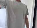 京东京造【已售300w件】短袖男士t恤衣服男装春季打底衫内搭外穿新年浅灰L 实拍图