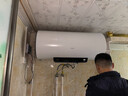海尔（Haier）国家补贴电热水器100升  抑垢净水洗 3300W变频速热节能 水质监测宽屏大户型沐浴 100L 3300W 双管变频/一级能效/AI节能 实拍图
