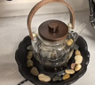 高茗（gaoming）电围炉煮茶家用室内全套网红电陶炉煮茶器煮茶炉中式插电烤茶套装 陶石炉+烤网+素风壶 900ml 实拍图