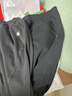 左西童装男童裤子2026新款儿童运动裤春装中大童弯刀裤潮 黑色 150 实拍图