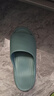 优调拖鞋男足弓支撑居家防臭夏季浴室洗澡防滑情侣拖鞋女 雾霾蓝40-41 实拍图