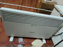 奥克斯（AUX）取暖器家用欧式快热炉电暖气取暖电暖炉暖风电暖器对流式烤火炉 IPX4级防水 NDL220-B37G 小米白 实拍图