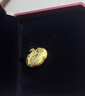 周大福儿童宝宝百福长命锁黄金吊坠(工费160)约4.7g EOF98礼物 实拍图