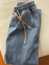 回力牛仔裤男冬季加绒保暖美式直筒裤子男宽松阔腿休闲长裤 实拍图