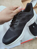 足力健【年货送爸妈】老人鞋中老年轻便休闲散步鞋2431380J 男 黑色 42 实拍图